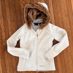 Marmot Furlong Jacket with Brown Faux Fur Hood